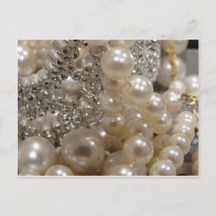 Diamonds & Pearls Postcard