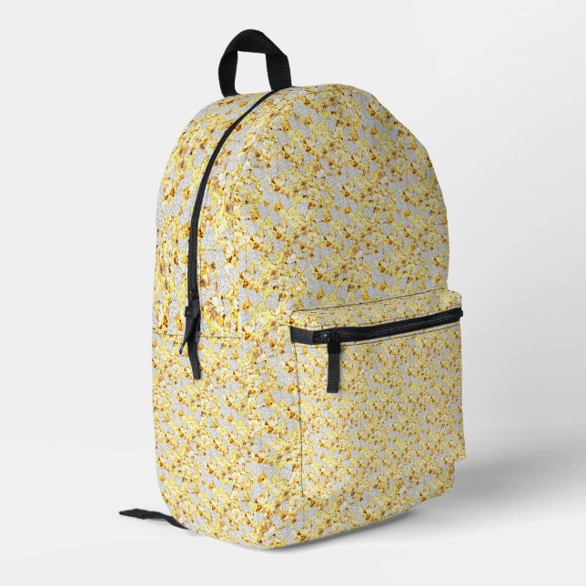 Diamonds    printed backpack (Back Corner Left)