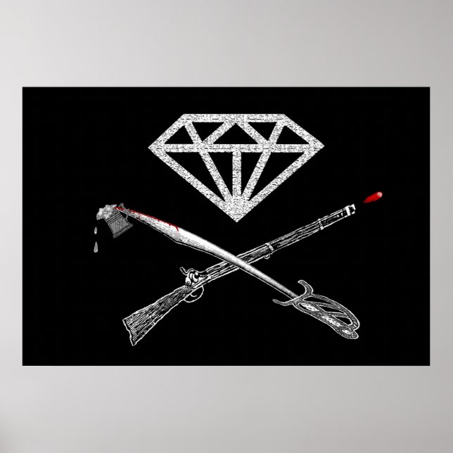 Diamond's Rule Flag Poster (Front)