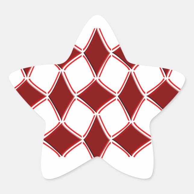 Diamonds Star Sticker (Front)