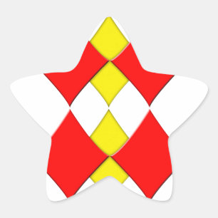Diamonds Star Sticker