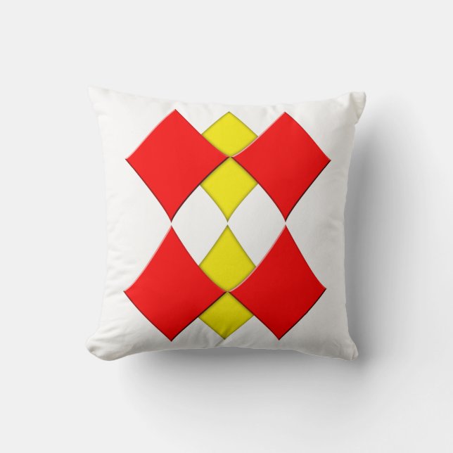 Diamonds Throw Pillow (Front)