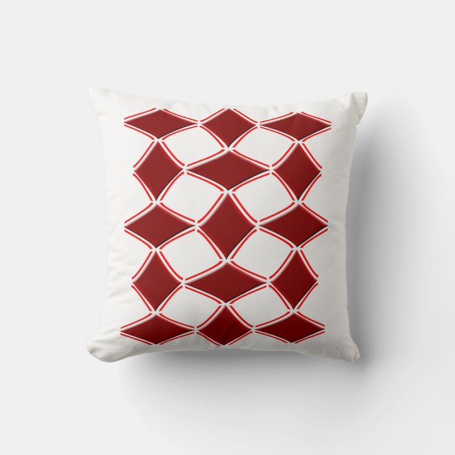 Diamonds Throw Pillow (Front)