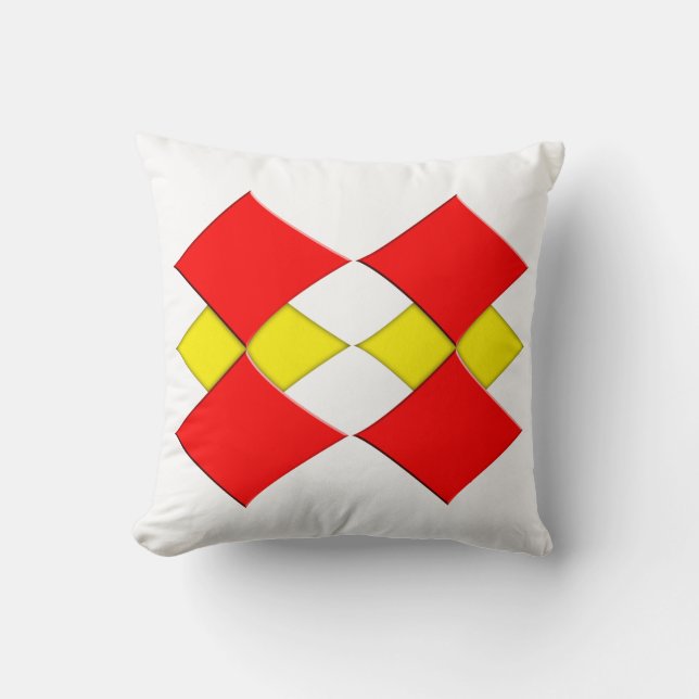 Diamonds Throw Pillow (Front)