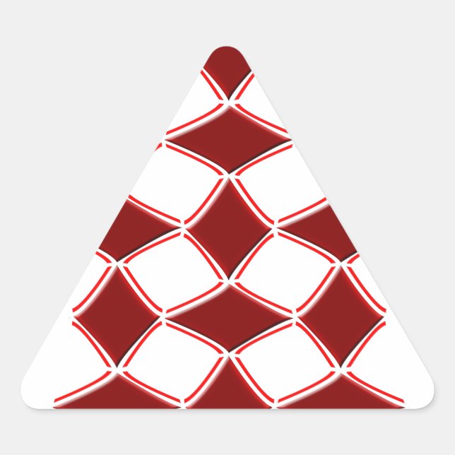 Diamonds Triangle Sticker (Front)