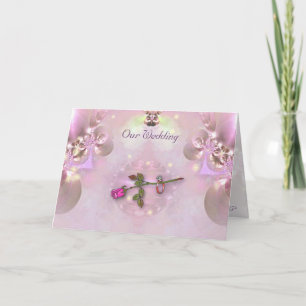 Diamonds Wedding Invitation Card