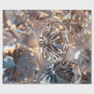 Diamonds  wrapping paper