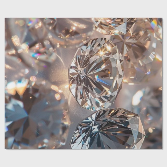 Diamonds  wrapping paper (Flat)