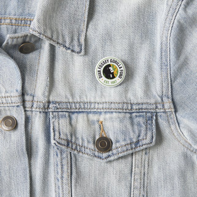 Dian Fossey Gorilla Fund Button (In Situ)
