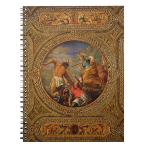 Diana and Actaeon, from the ceiling of the library Notebook