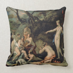 Diana and Callisto Throw Pillow