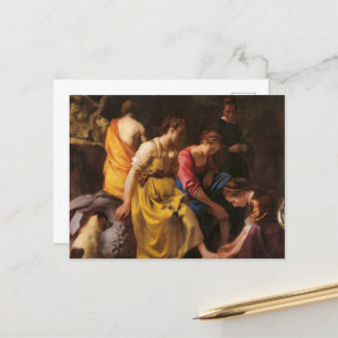 Diana and her Nymphs by Johannes Vermeer Holiday Postcard