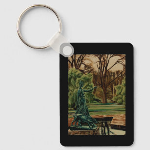 Diana Artemis Sculpture In Gardens Keychain