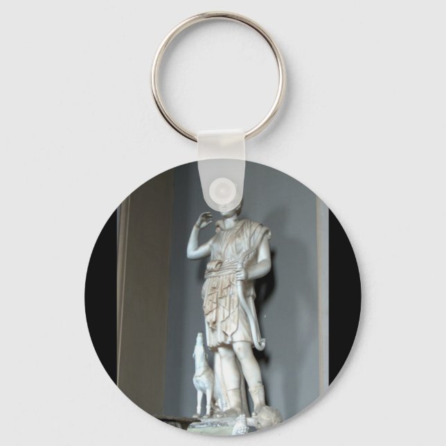 Diana (Artemis) Statue in the Vatican in Rome Keychain (Front)