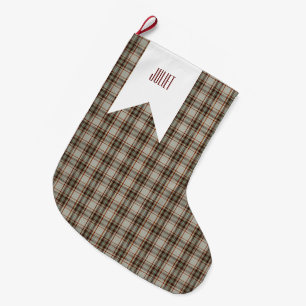 Diana Dress Tartan Plaid Fashion Princess Large Christmas Stocking
