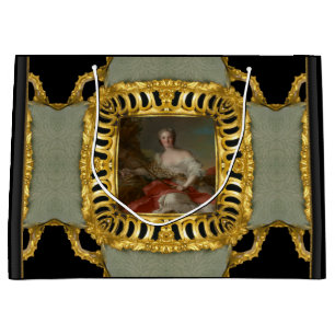 Diana Elegant Girly Baroque Large Gift Bag