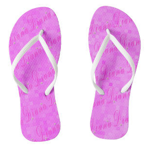 Diana Girls Name Logo, Flip Flops