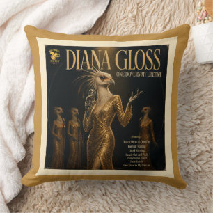 Diana Gloss: a Parody Throw Pillow