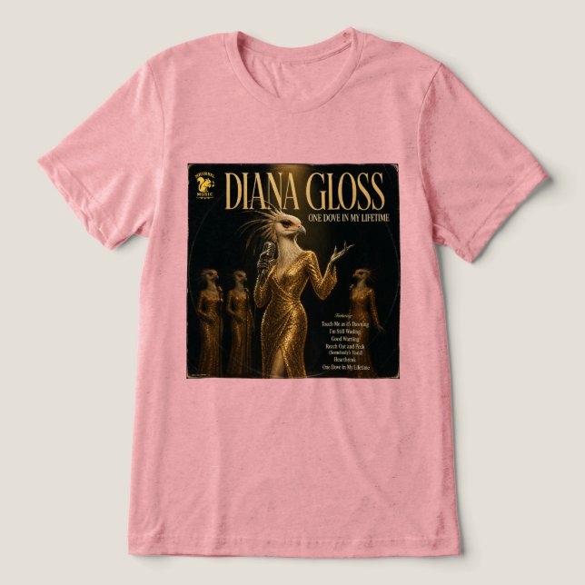 Diana Gloss Album: a Parody Tri-Blend Shirt (Design Front)