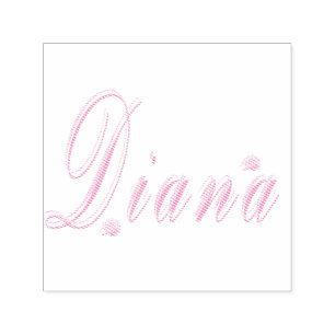 Diana Name Logo, Self-inking Stamp