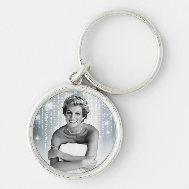 Diana, Princess of Wales 1990 stylized Keychain (Front)