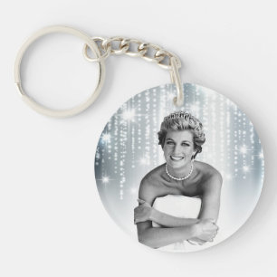 Diana, Princess of Wales 1990 stylized Keychain