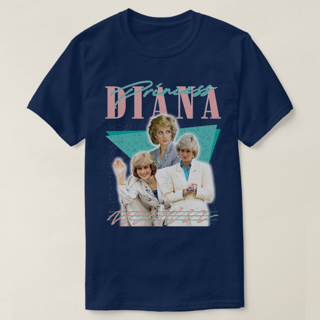 Diana Retro 80s Fan Artwork T-Shirt (Design Front)