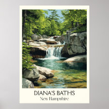 Diana's Baths New Hampshire Falls