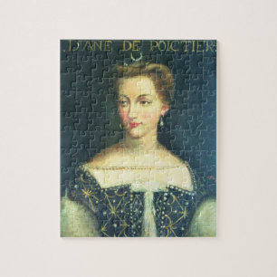 Diane de Poitiers (oil on canvas) Jigsaw Puzzle