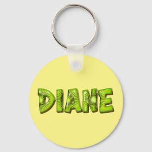 Diane Name Kiwi Design Porte-clés