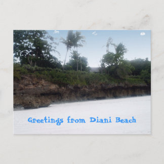 Diani Beach Kenya Postcard