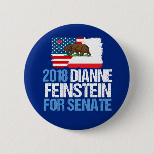 Dianne Feinstein for California Senate 2018 2 Inch Round Button