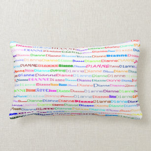Dianne Text Design II Lumbar Coussin