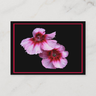 Dianthus Blossoms ATC Business Card