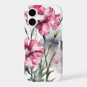 Dianthus - Fleurs aquarelles