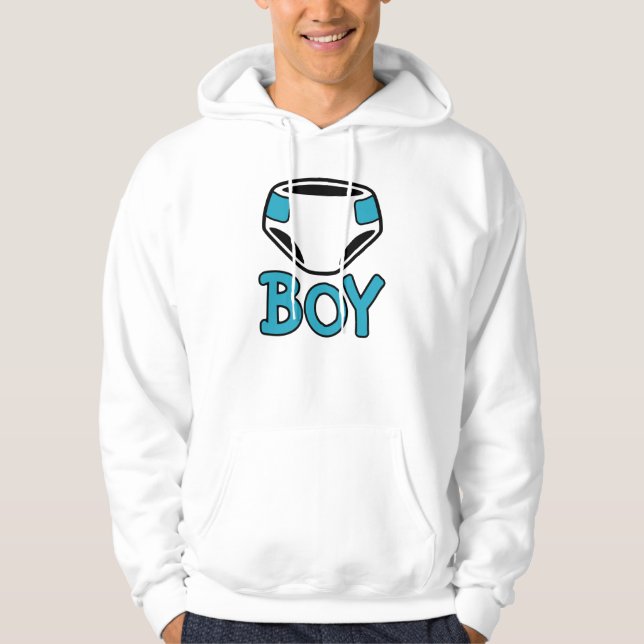 DIAPER BOY Hooded Sweatshirt (Front)