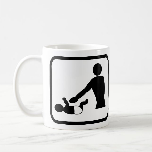Diaper Changing Pro Coffee Mug (Left)