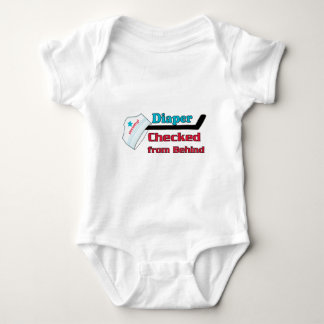 diaper checked baby bodysuit