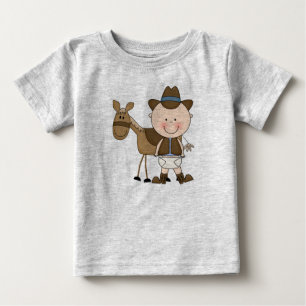 Diaper Derby Cowboy Pony Infant Toddler Boys Baby T-Shirt