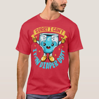 Diaper duty Baby diapering T-Shirt