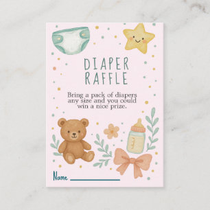 Diaper  enclosure card