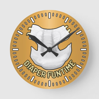 DIAPER FUNTIME ROUND CLOCK