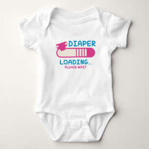 Diaper Loading Baby Bodysuit