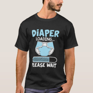 Diaper Loading Please Wait Funny Gift Long Sleeve T-Shirt