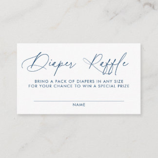 Diaper Raffle Baby Shower Insert