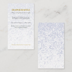 Diaper Raffle Card Woodland Baby Shower Invite