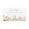 Diaper Raffle Girl Woodland Animals Baby Shower En