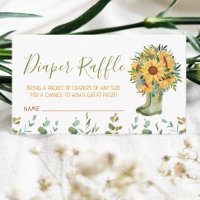 Diaper Raffle Green Rain Boots