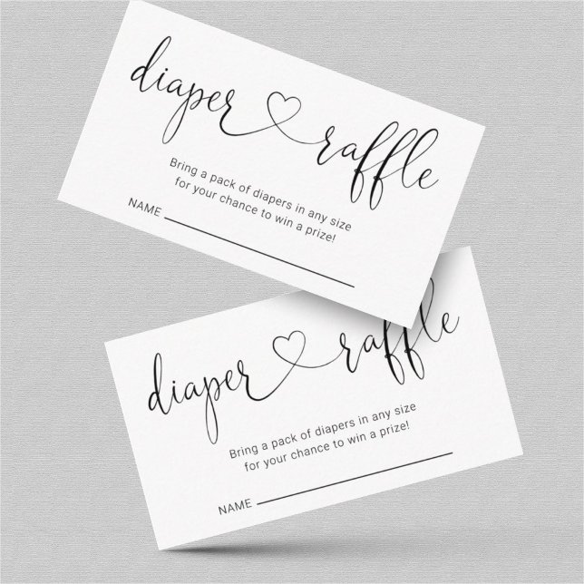 Diaper Raffle Insert for Baby Shower Invitation (Creator Uploaded)