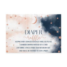 Diaper Raffle Insert, Gender Reveal Diaper Raffle